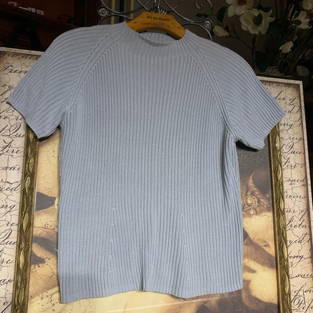Country Shop Vintage Short Sleeve - 100% Silk - Size Large